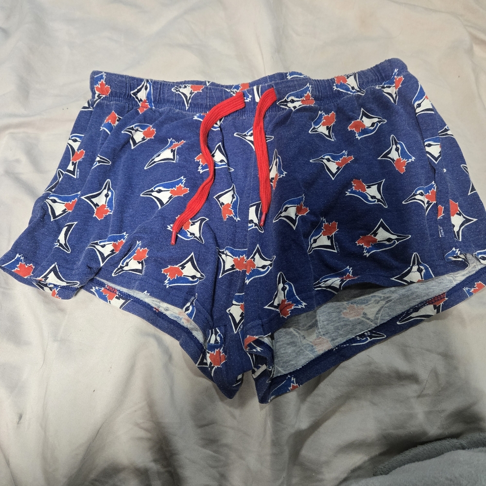 4/$25 Blue Patterned Women Shorts